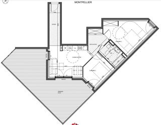  Appartement à vendre 3 pièces 60 m²