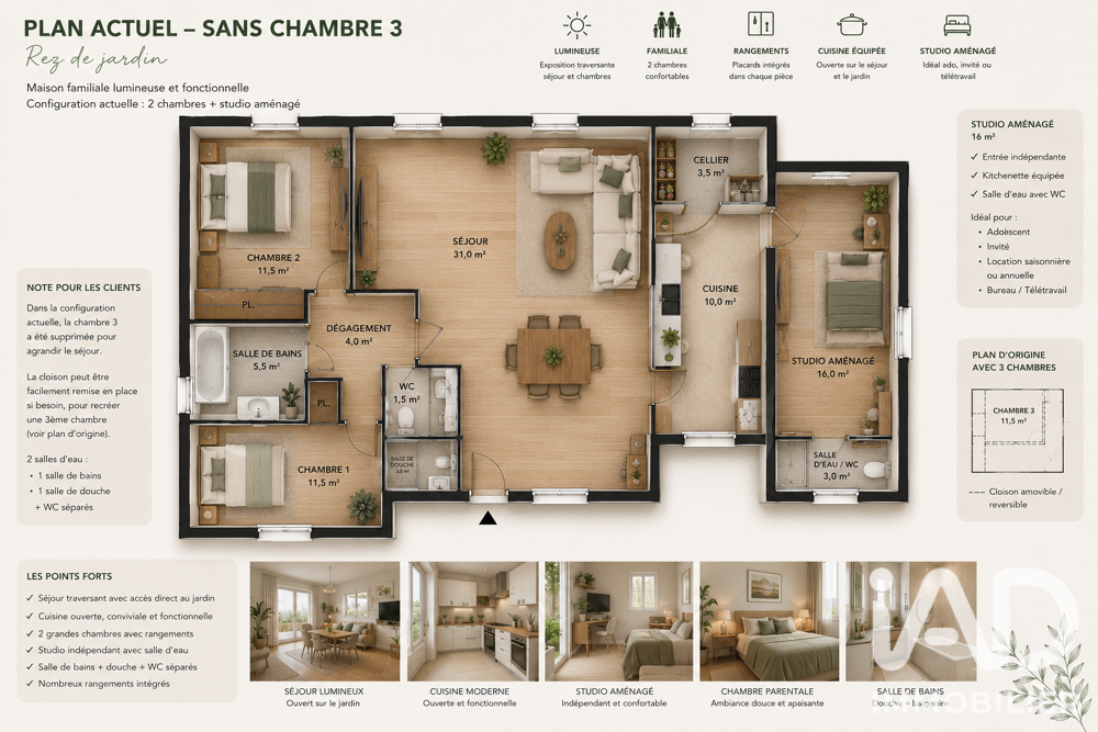Vente Maison/villa 4 pièces