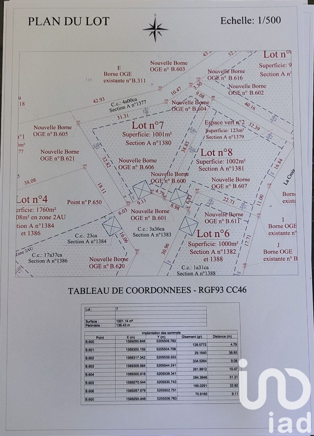 Vente Terrain Vente Terrain à bâtir 1 001 m&sup2; Razès