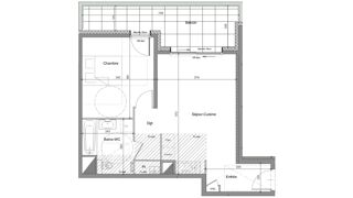  Appartement à vendre 2 pièces 46 m²
