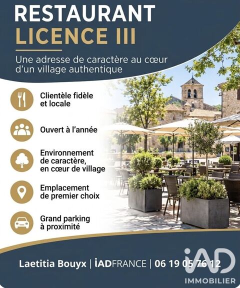   Vente Restaurant 48 m&sup2; 