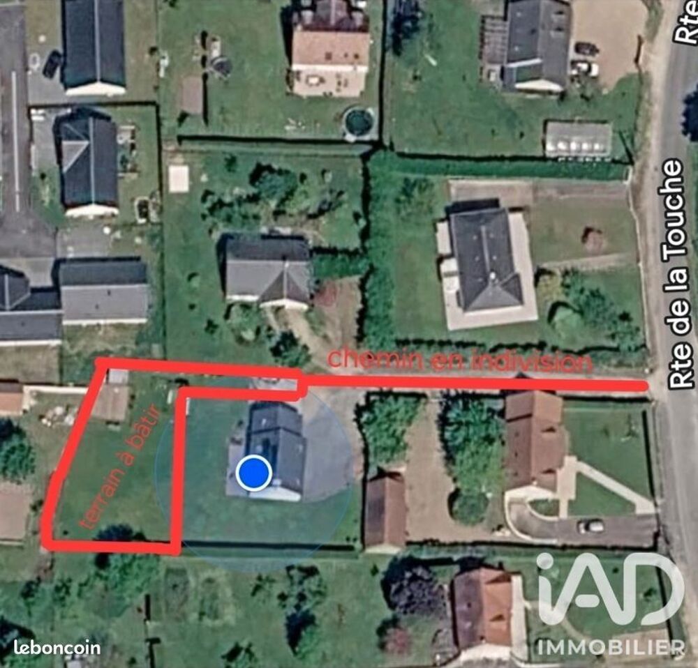 Vente Terrain Vente Terrain 535 m&sup2; Mazières-de-touraine