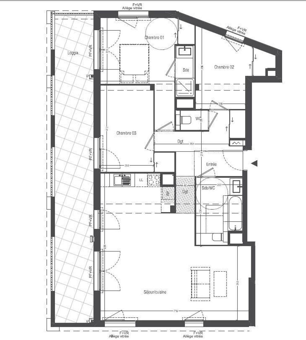vente Appartement - 4 pièce(s) - 95 m² Marseille 10