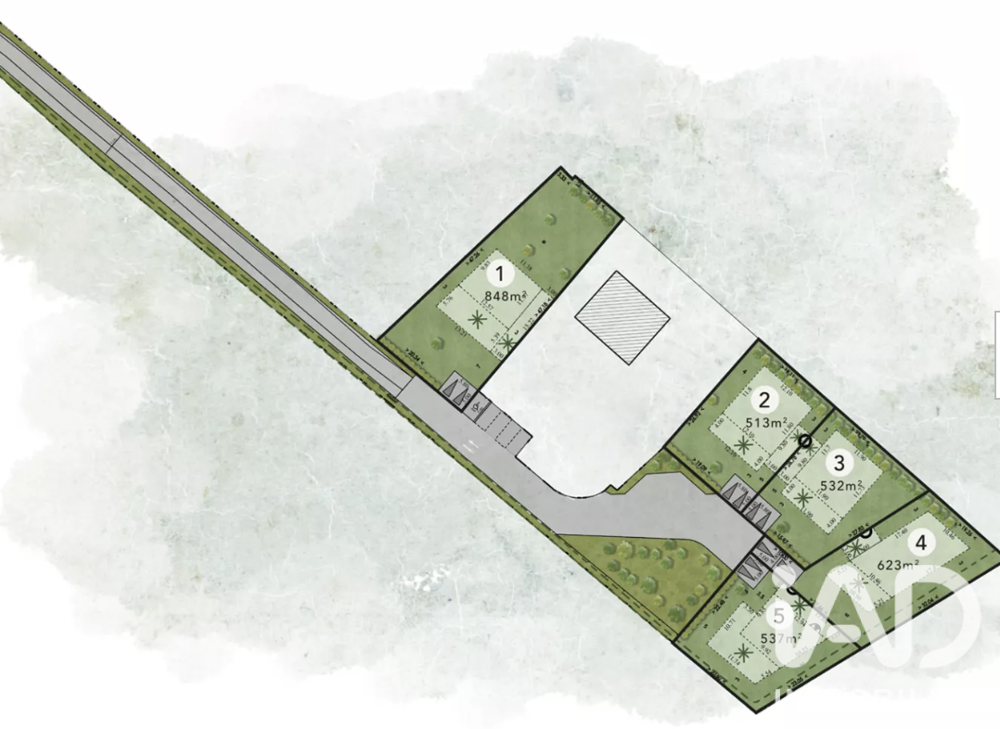 Vente Terrain Vente Terrain à bâtir 513 m&sup2; Avignon