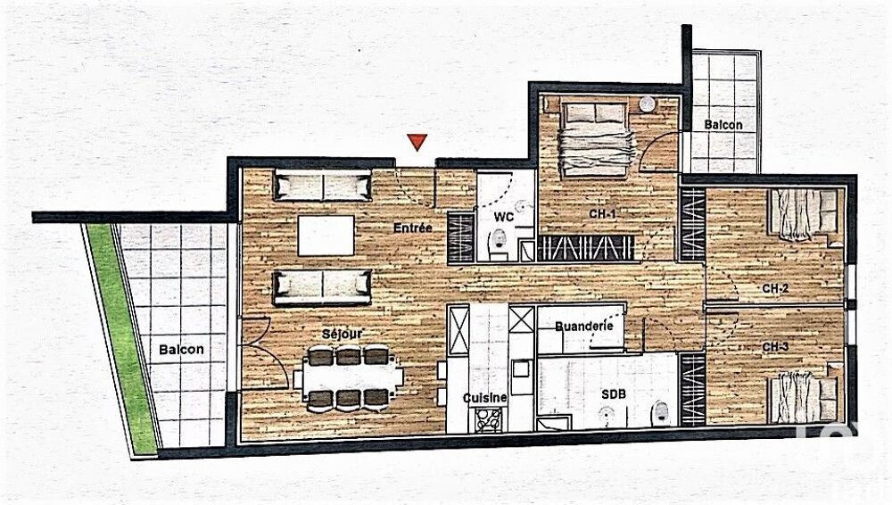 Vente Appartement 4 pièces
