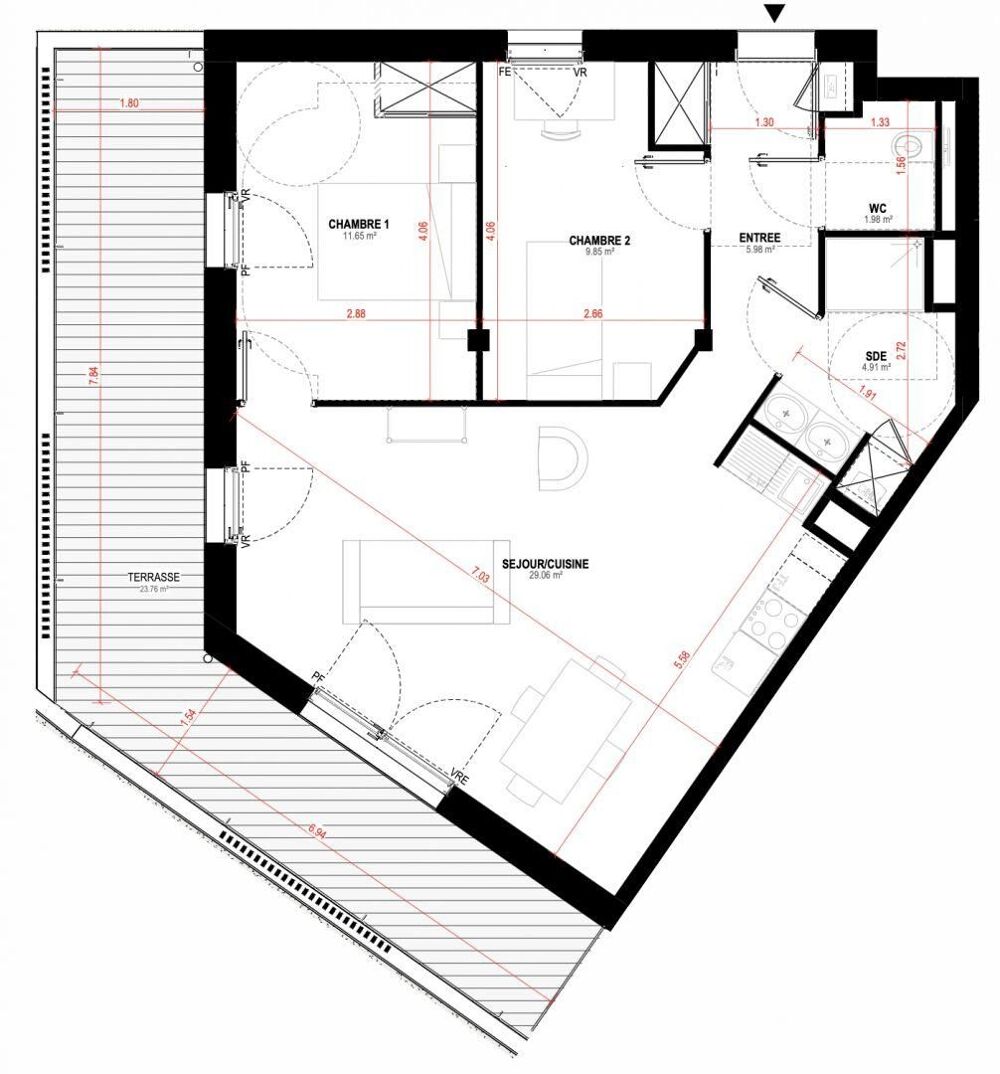 Vente Appartement Vente Appartement 3 pièces Saint-nazaire