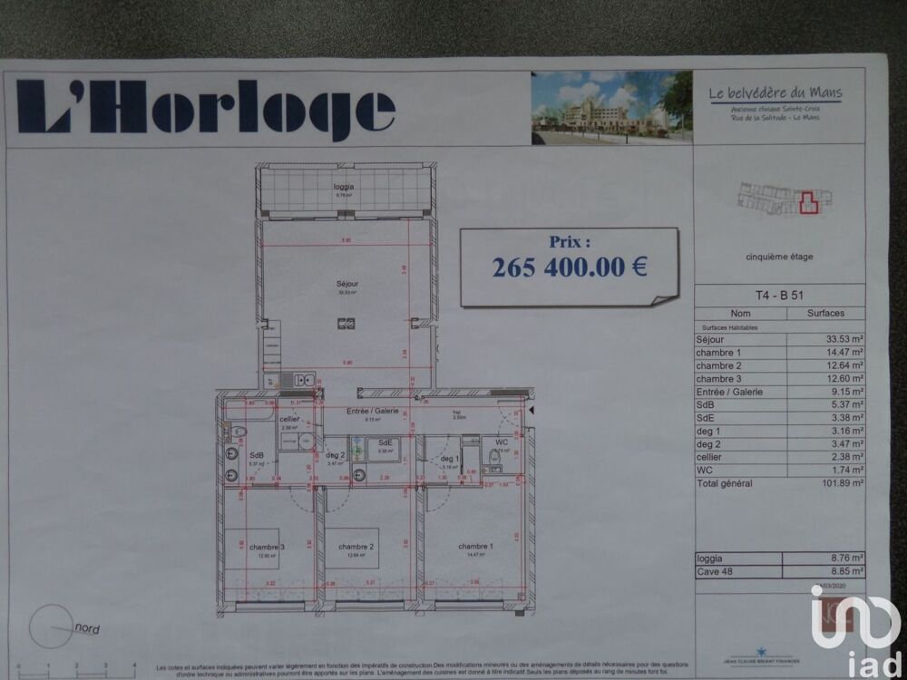 Vente Appartement Vente Appartement 4 pièces Le mans