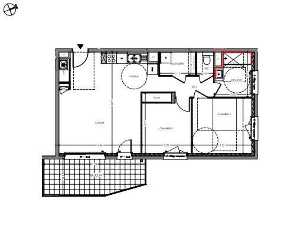 Vente Appartement 3 pièces