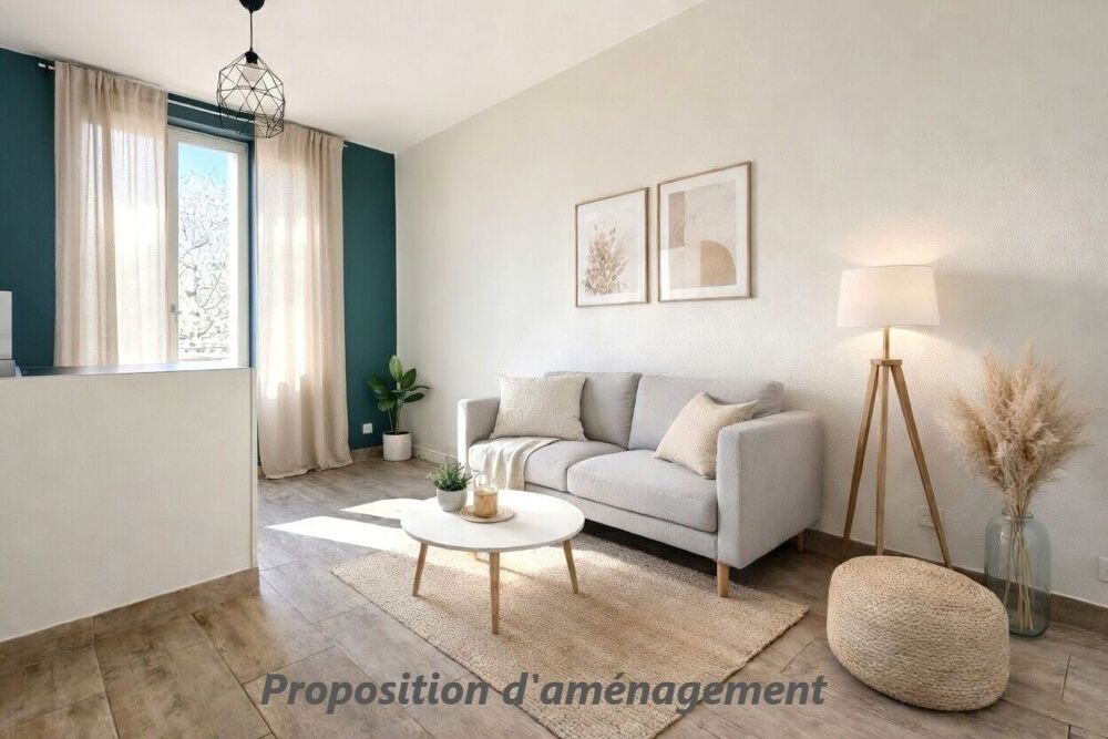 Vente Appartement Lyon 8 - Studio lumineux dans copropriété style Art déco Lyon 8