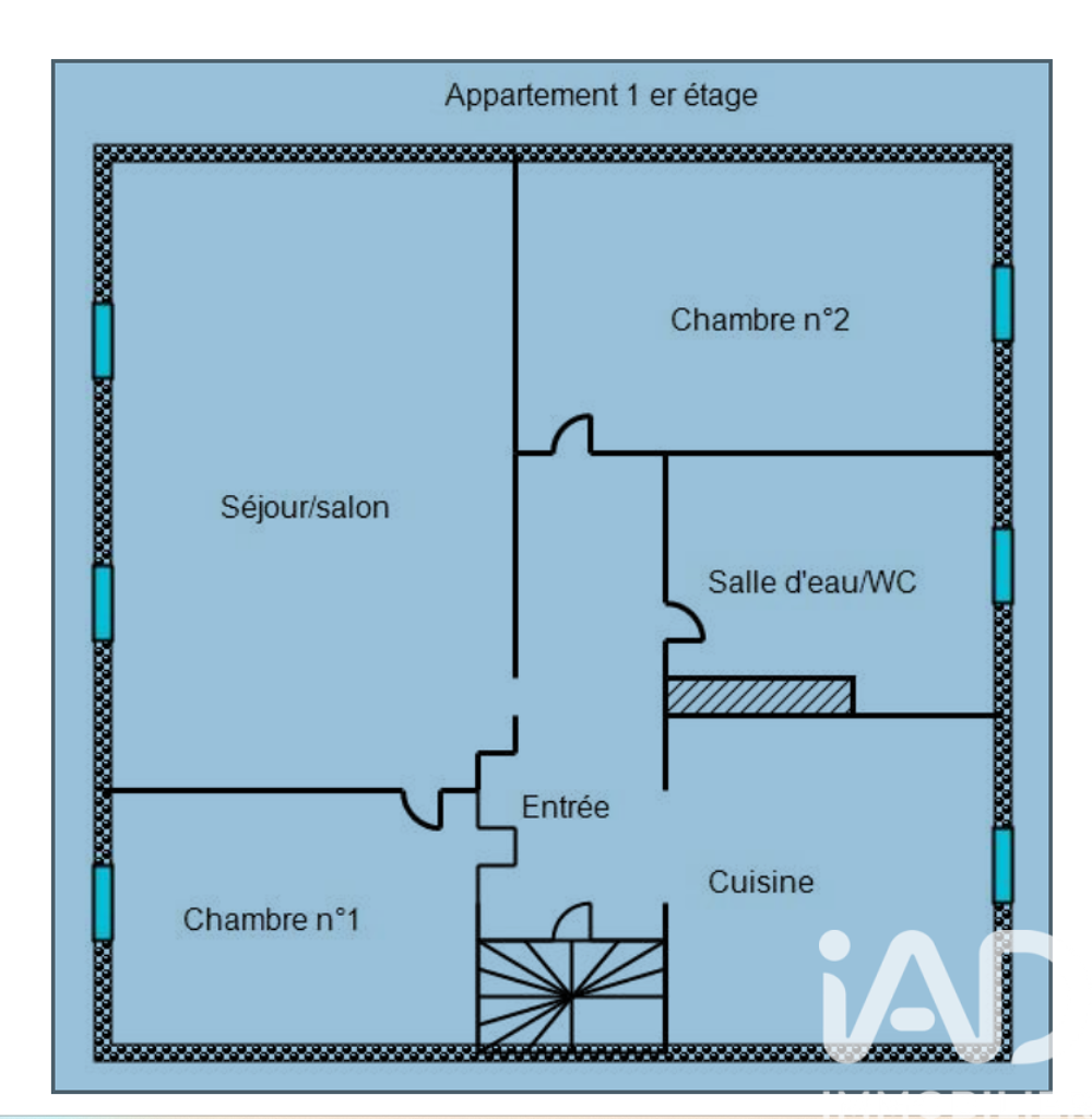 Vente Appartement 3 pièces