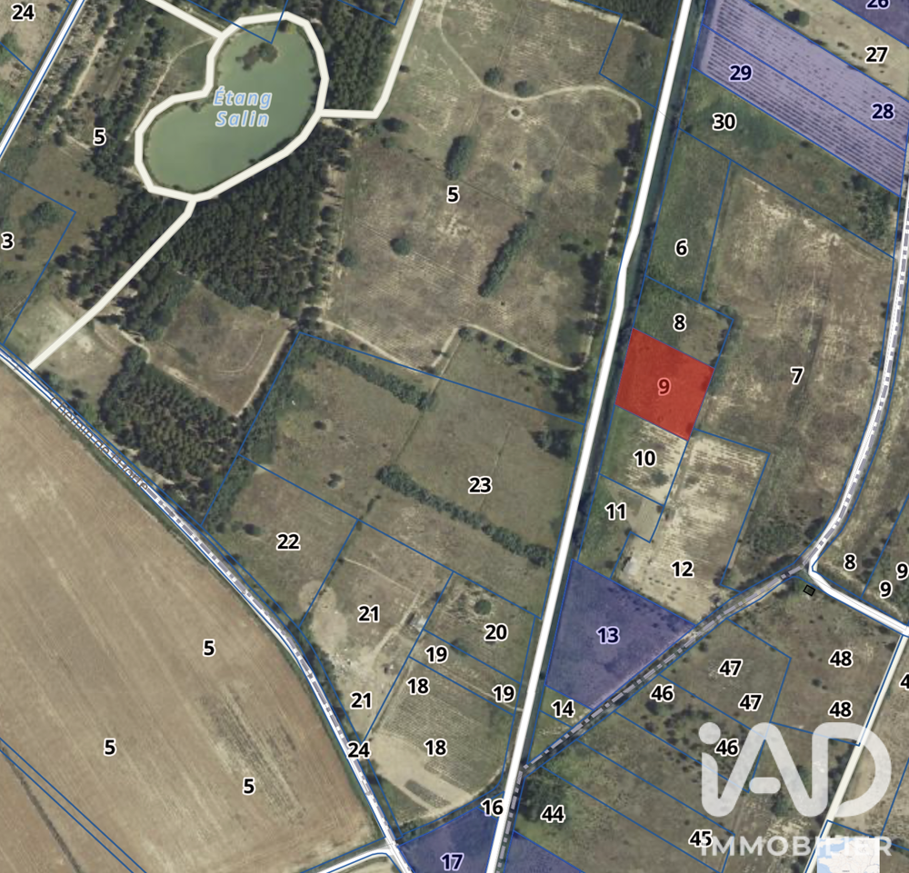 Vente Terrain Vente Terrain agricole 2 509 m&sup2; Coursan