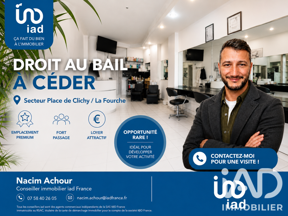   Vente Local commercial 30 m&sup2; 