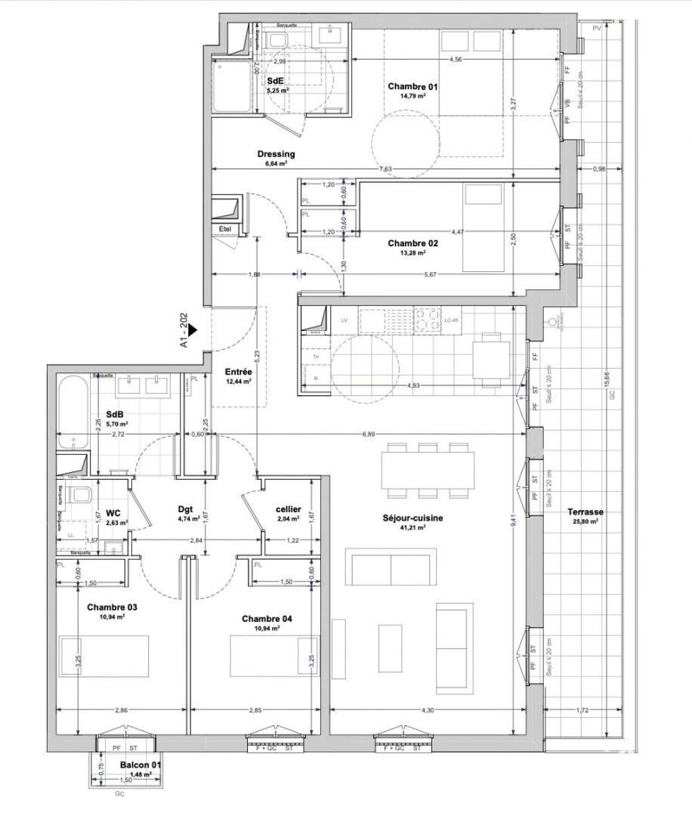 Vente Appartement Vente Appartement 5 pièces La rochelle