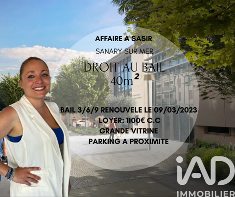 Vente Local commercial 40 m&sup2; 19500 83110 Sanary-sur-mer
