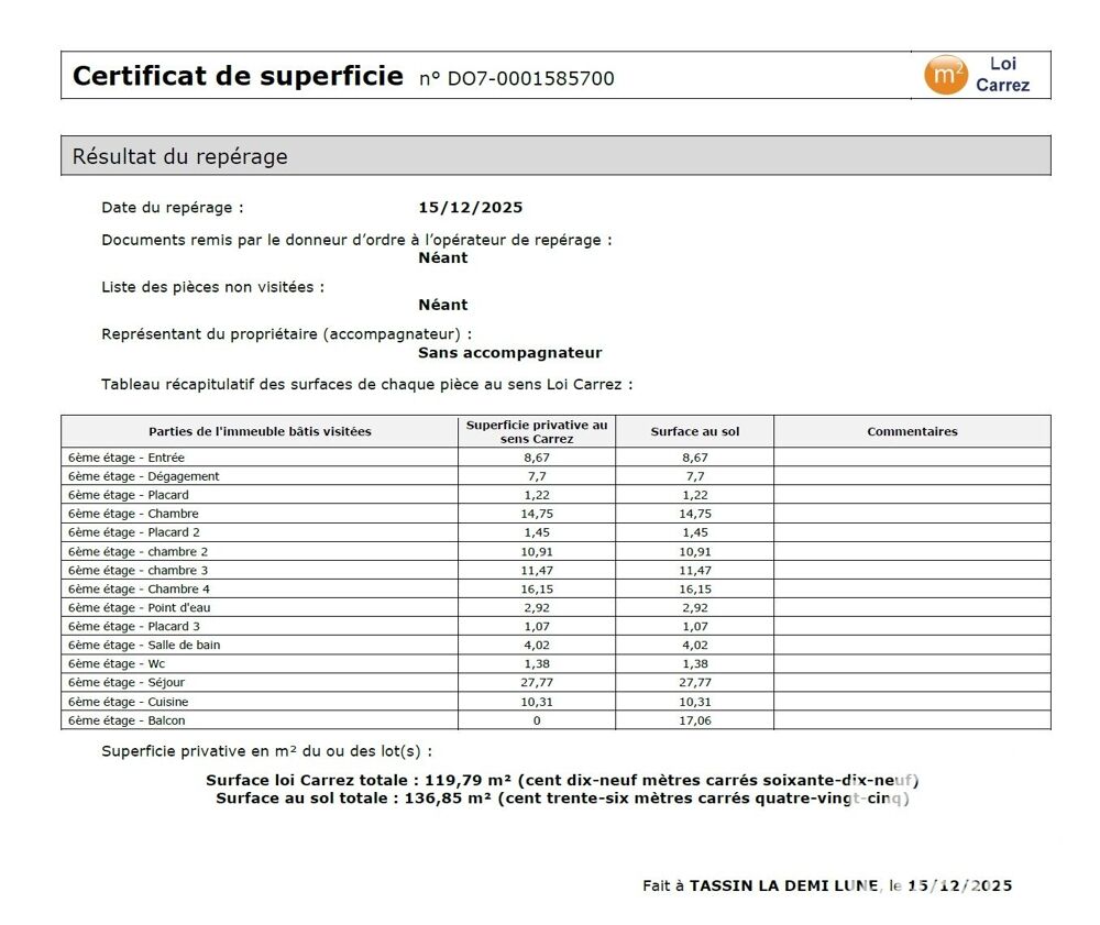 Vente Appartement 5 pièces