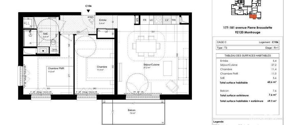 Vente Appartement Vente Appartement 3 pièces Montrouge