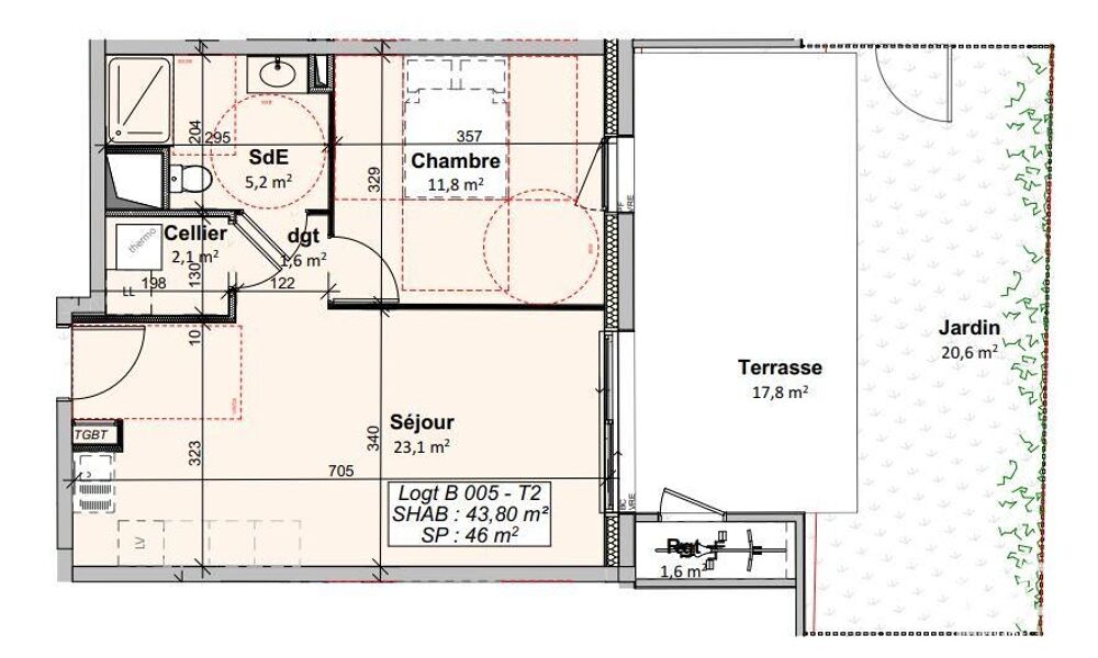 Vente Appartement 2 pièces