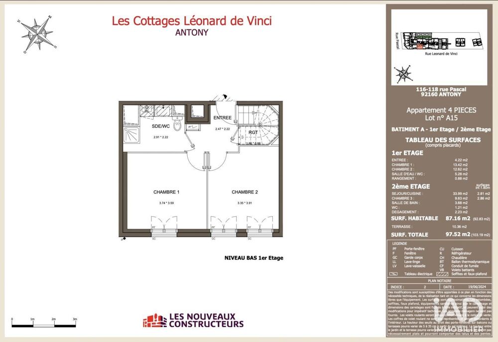 Vente Appartement 4 pièces