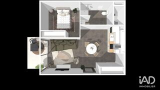  Appartement à vendre 2 pièces 45 m²