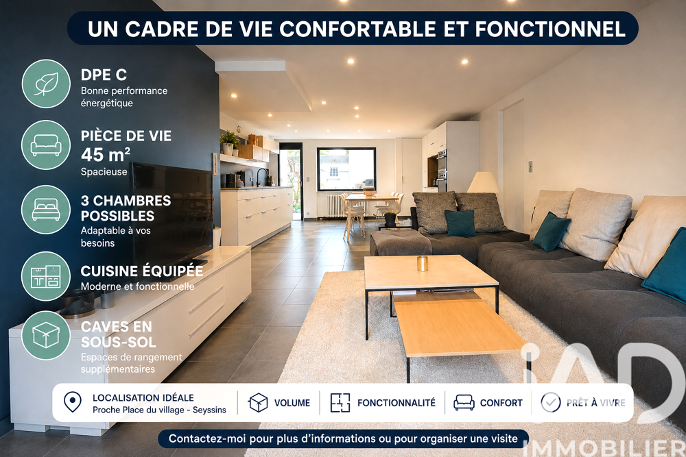 Vente Maison de village 4 pièces