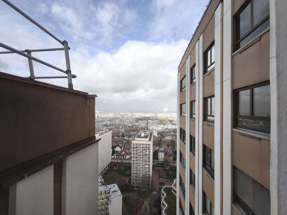 Vente Appartement Studette avec salle d'eau et WC - Tour Occident, 25ème étage Paris 19