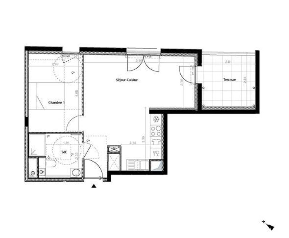 Vente Appartement 2 pièces