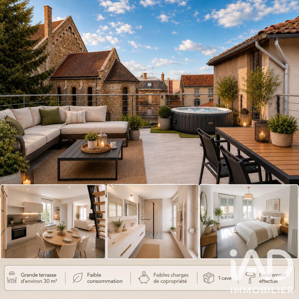 Vente Duplex 3 pièces