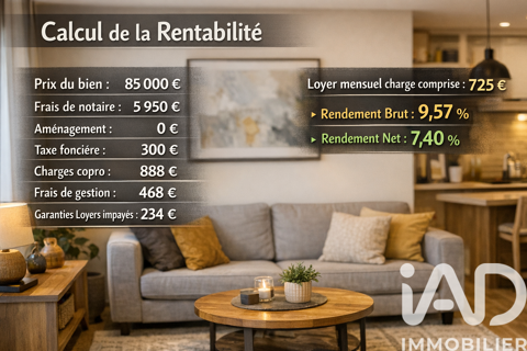   Vente Appartement Appartement - 4 pi�ce(s) - 62 m�