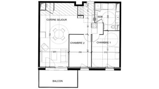  Appartement à vendre 3 pièces 61 m²
