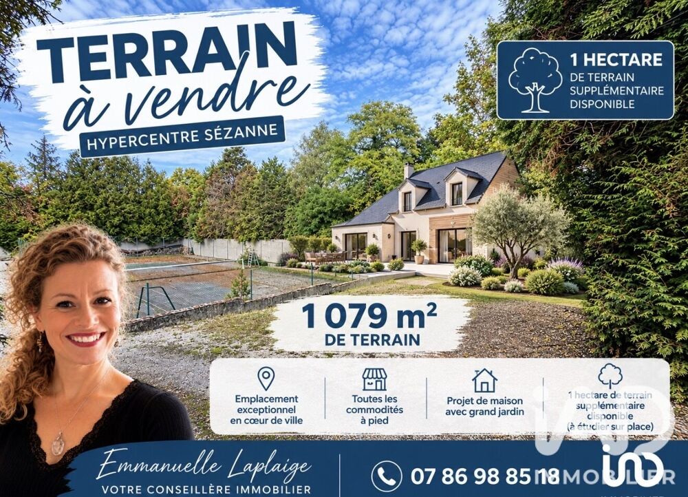 Vente Terrain Vente Terrain 10 057 m&sup2; Sézanne
