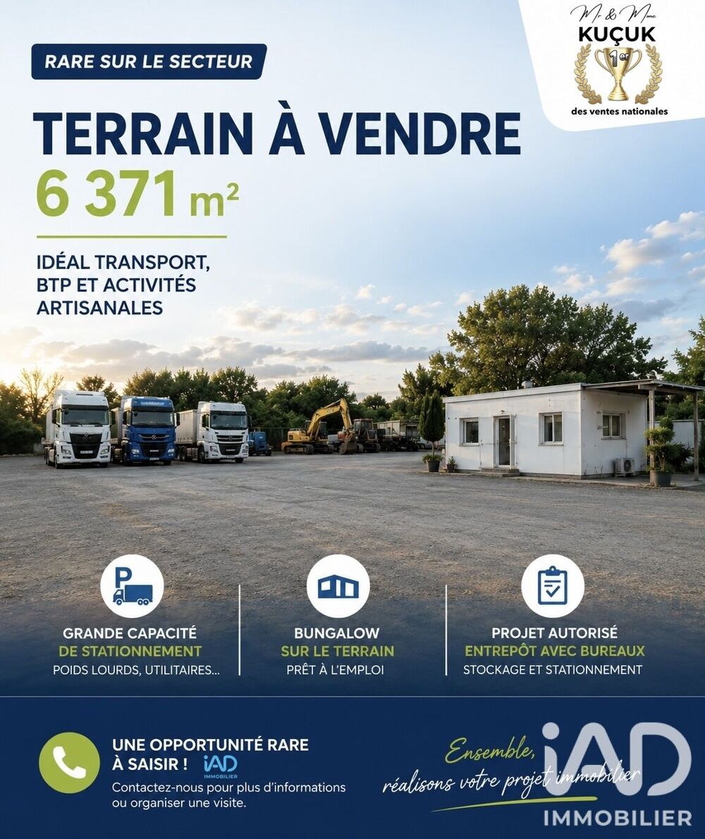 Vente Terrain Vente Terrain 6 371 m&sup2; Jargeau