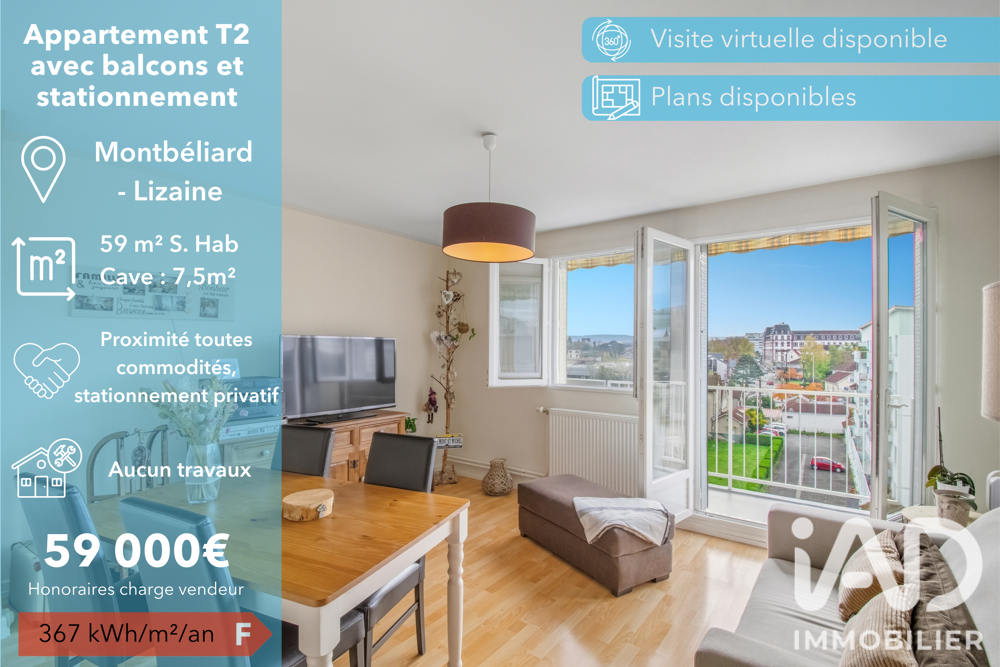 Vente Appartement 3 pièces