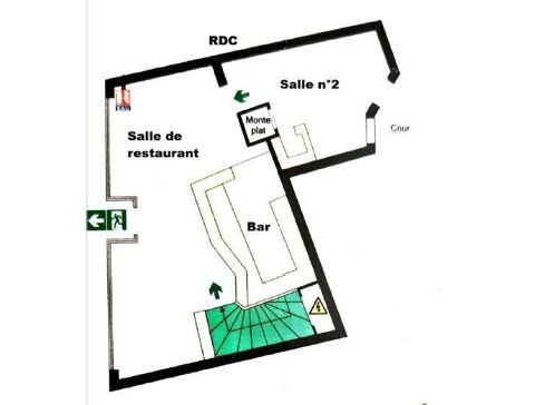   Vente Restaurant 94 m&sup2; 