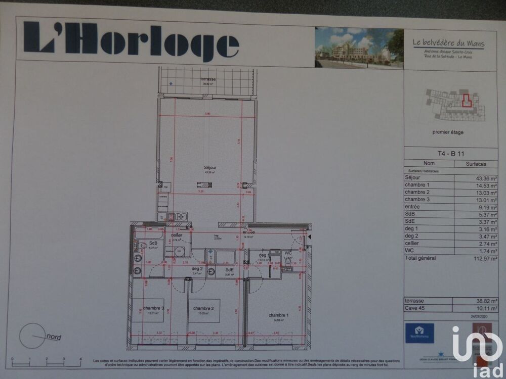 Vente Appartement 4 pièces