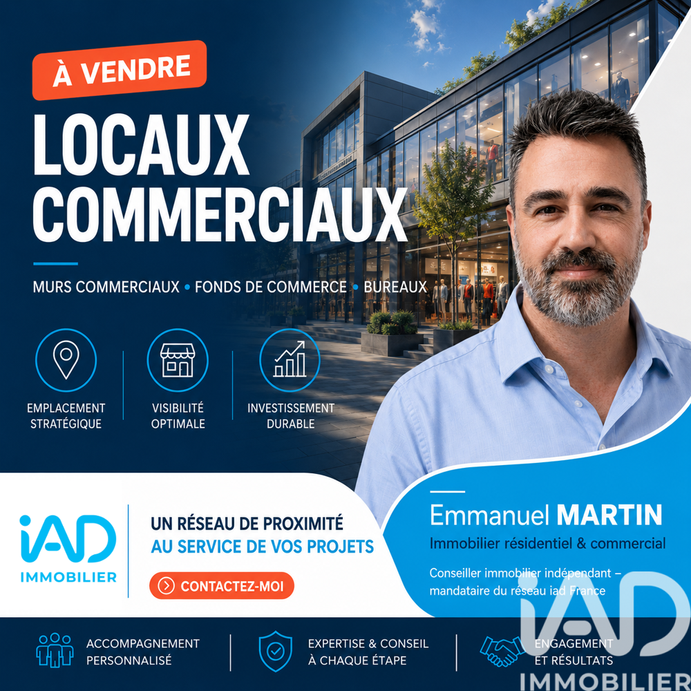   Vente Boutique/Local commercial 100 m&sup2; 