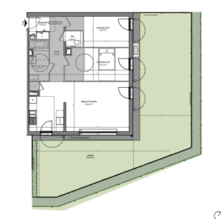  Appartement � vendre 3 pi�ces 80 m�