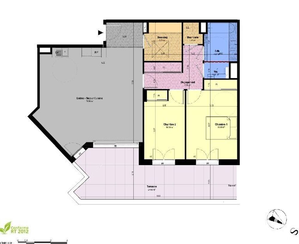 Vente Appartement 3 pièces