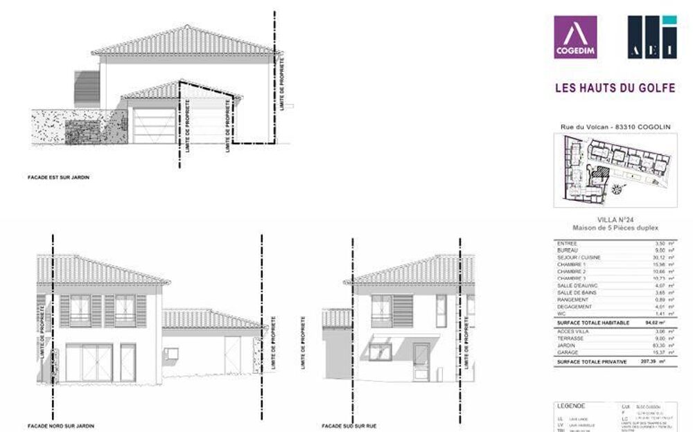 Vente Maison Vente Maison/villa 5 pièces Cogolin