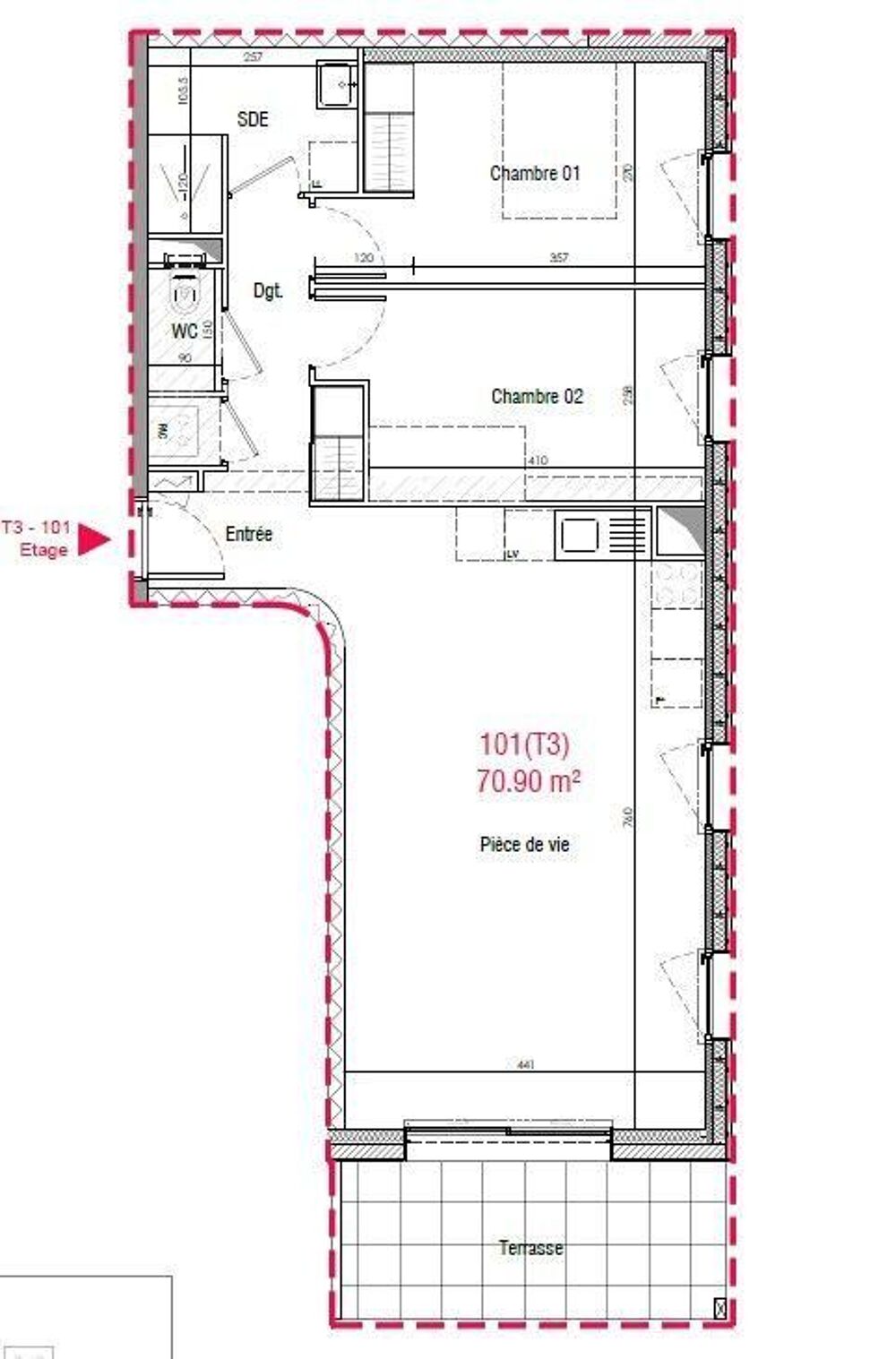Vente Appartement Vente Appartement 3 pièces Puceul