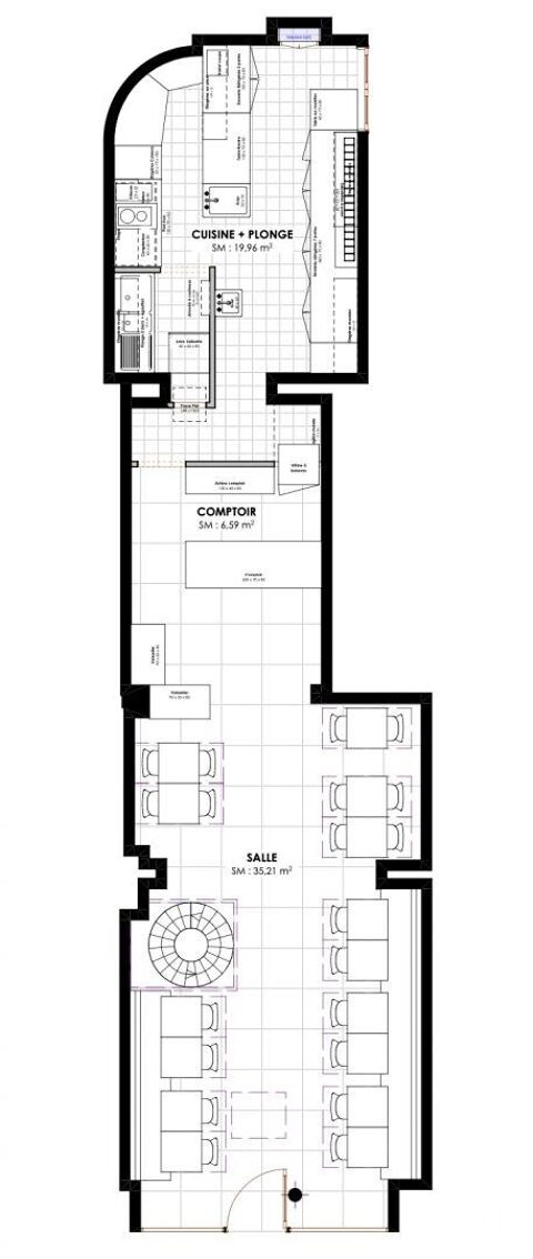   Vente Restauration rapide 121 m&sup2; 