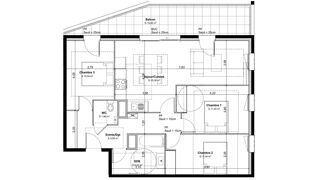  Appartement à vendre 4 pièces 77 m²