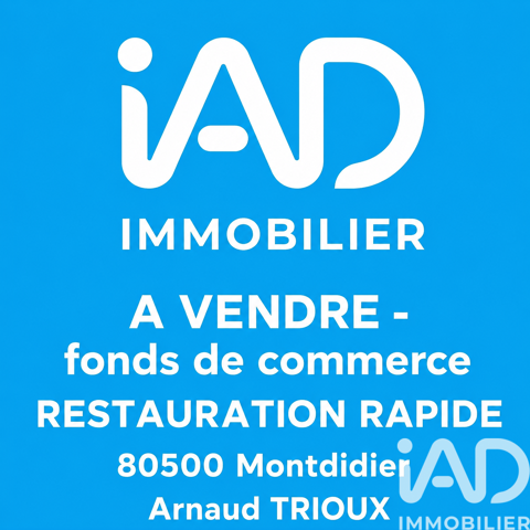 Vente Restauration rapide 49 m&sup2; 59999 80500 Montdidier