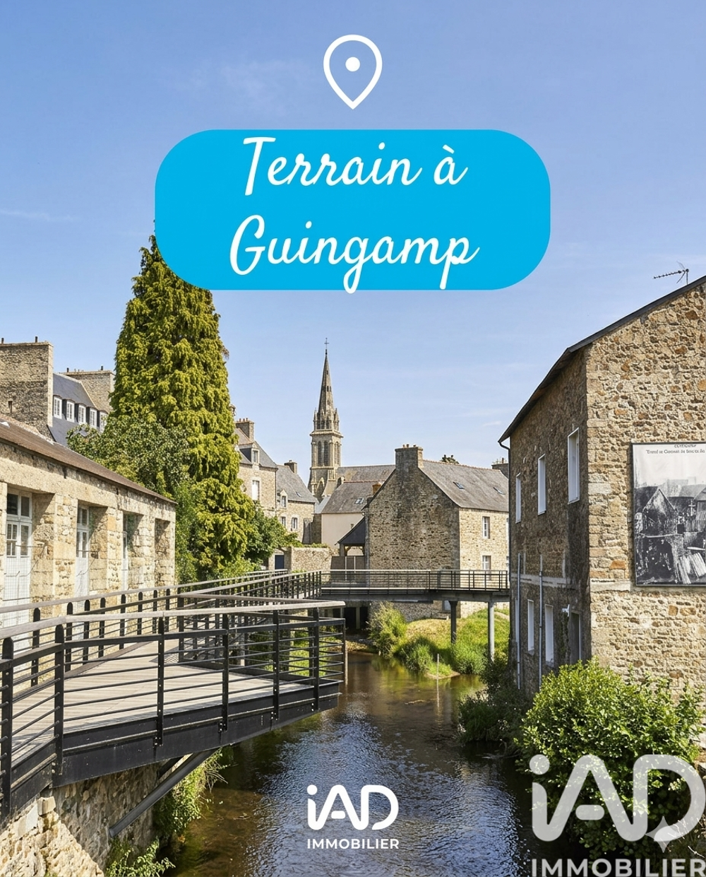 Vente Terrain Vente Terrain 568 m&sup2; Guingamp