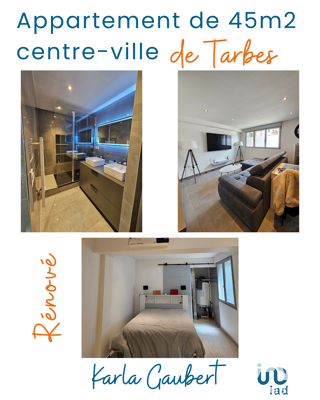  Appartement à vendre 2 pièces 45 m²