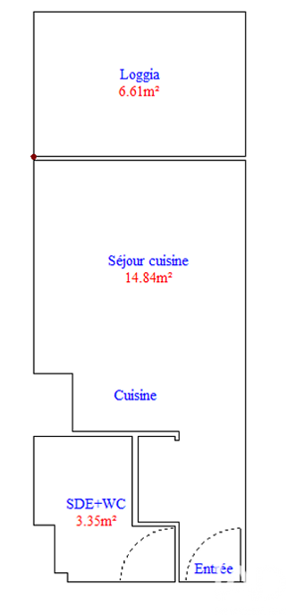  Appartement � vendre 1 pi�ce 18 m�
