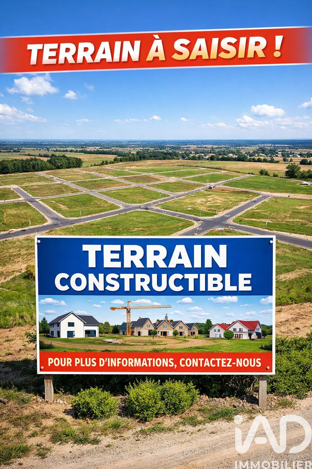 vente Terrain - 600 m² Briare (45250)