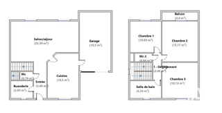  Maison à vendre 4 pièces 84 m²