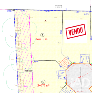  Terrain à vendre 710 m²