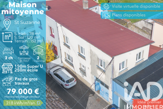  Maison à vendre 4 pièces 78 m²