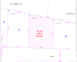  Terrain à vendre 501 m²